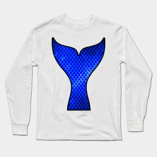 Mermaid Tail Save The Mermaids Blue Ocean Long Sleeve T-Shirt